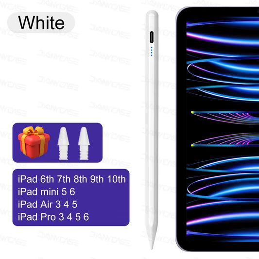 For Ipad Pencil 2025 M3 Stylus Pen for Air 6 M2 Pro M4 with Palm Rejection Tilt for Ipad Pro 11 12.9 13 7/8/9/10/11Th Mini 5 6 7