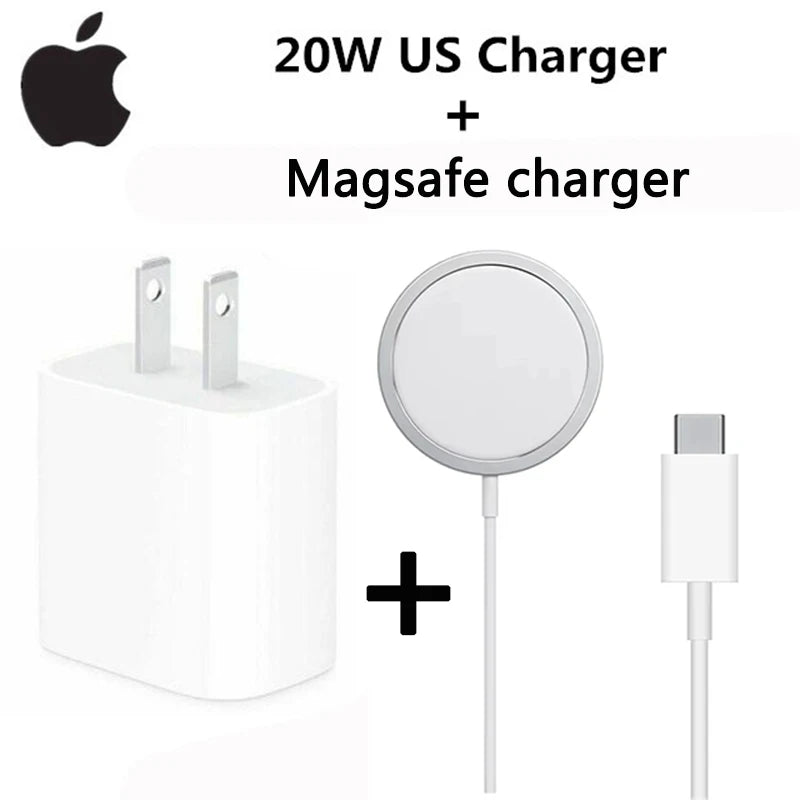 2025 20W Fast USB-C Power Adapter for iPhone 16/15/14/13/12 Mini Pro Max - High-Speed Charging Cable Included