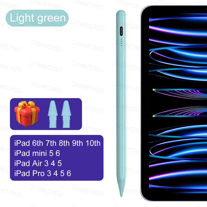 For Ipad Pencil 2025 M3 Stylus Pen for Air 6 M2 Pro M4 with Palm Rejection Tilt for Ipad Pro 11 12.9 13 7/8/9/10/11Th Mini 5 6 7