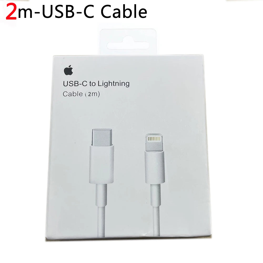 2025 20W Fast USB-C Power Adapter for iPhone 16/15/14/13/12 Mini Pro Max - High-Speed Charging Cable Included