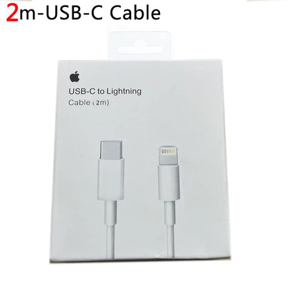 2025 20W Fast USB-C Power Adapter for iPhone 16/15/14/13/12 Mini Pro Max - High-Speed Charging Cable Included