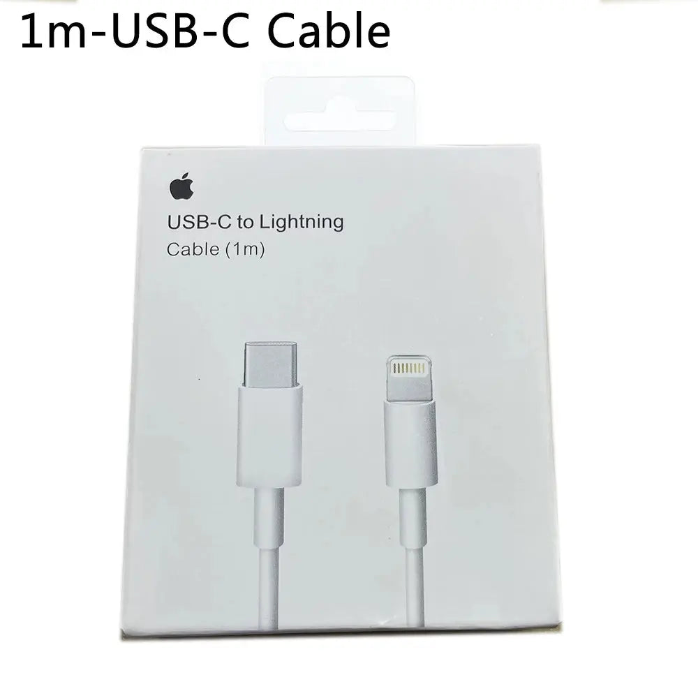 2025 20W Fast USB-C Power Adapter for iPhone 16/15/14/13/12 Mini Pro Max - High-Speed Charging Cable Included
