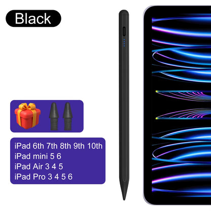 For Ipad Pencil 2025 M3 Stylus Pen for Air 6 M2 Pro M4 with Palm Rejection Tilt for Ipad Pro 11 12.9 13 7/8/9/10/11Th Mini 5 6 7
