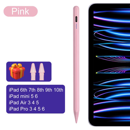 For Ipad Pencil 2025 M3 Stylus Pen for Air 6 M2 Pro M4 with Palm Rejection Tilt for Ipad Pro 11 12.9 13 7/8/9/10/11Th Mini 5 6 7