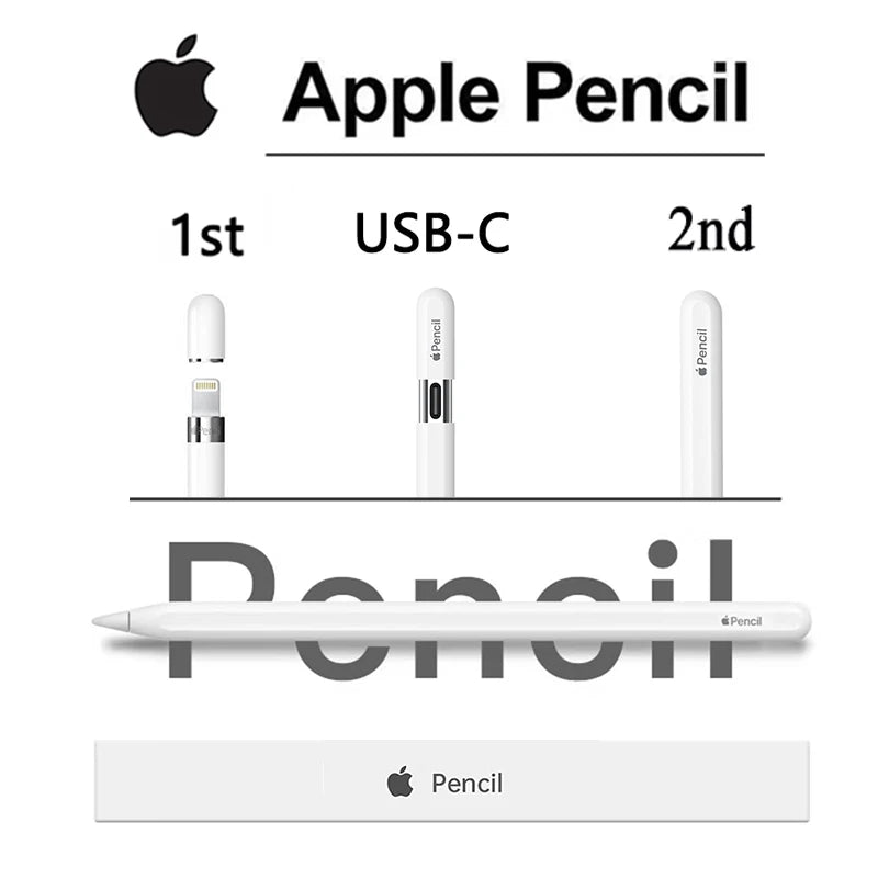 For  Pencil 1St 2Nd USB-C Stylus Pen Ios Tablet Touch Pen with Power Display for Ipad 10 Pro 11 Pro 12.9 Air 3 4 5 Mini 5 6