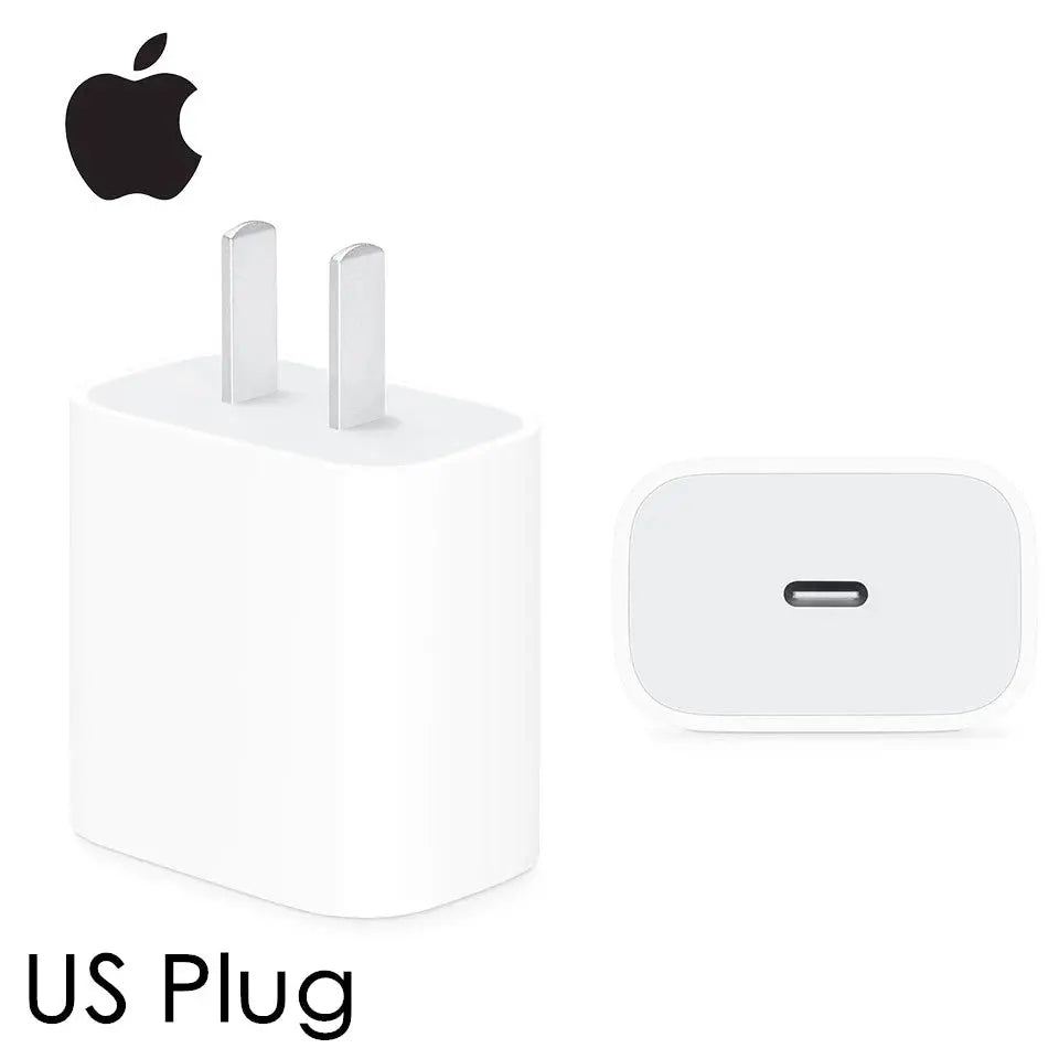 2025 20W Fast USB-C Power Adapter for iPhone 16/15/14/13/12 Mini Pro Max - High-Speed Charging Cable Included